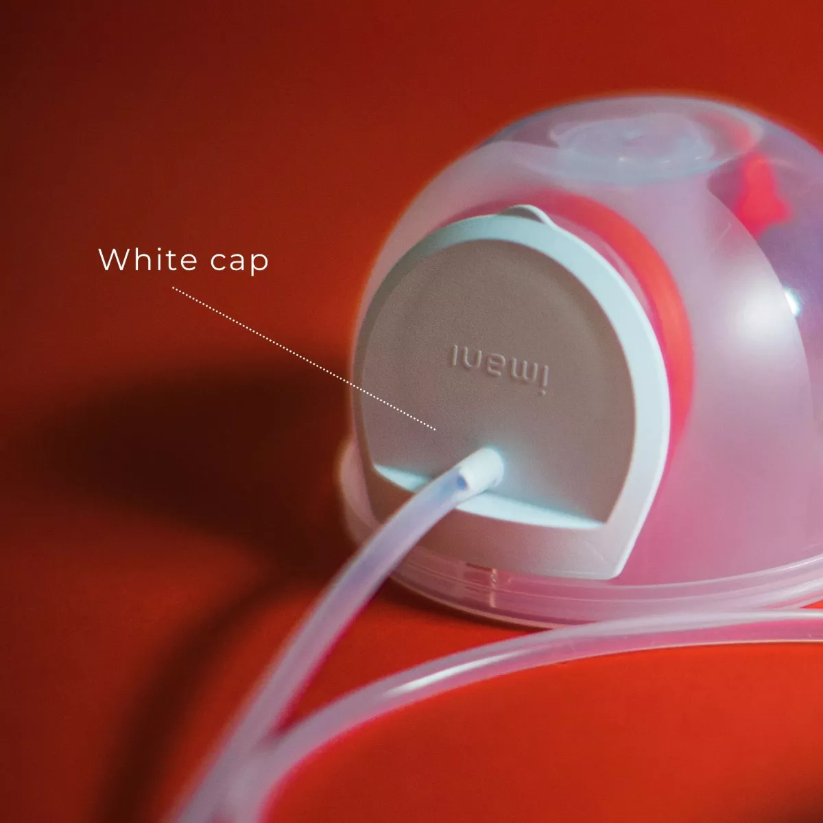 imani White Cap replacement part for i1 Plus
